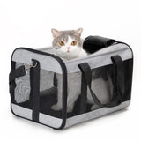 Foldable Breathable Pet Carrier Bag, Portable Shoulder Bag for Small Cat and Dog V1263-JX-7977