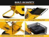 MICHIGAN 7HP 212cc Petrol Wood Chipper, Tree Mulcher - Raptor 1100 V219-CHPPTRMC1M1A
