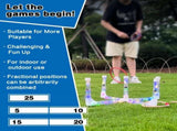 LED Ring Toss Game Set, Outdoor Indoor Yard Game for Adults & Kids with Light-Up Targets, Compact V1107-LED RING TOSS GAME SET