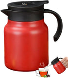 Vacuum Insulated Stainless Steel Tea Pot With Infuser Filter And Temperature Display Lid For Home V1237-ZY-807-295