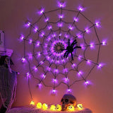 Halloween Spiderweb LED String Lights, Decorative Party Lighting V1263-JX-5066