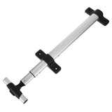 Black Aluminum Suitcase Telescopic Handle Adjustable Pull Rod for Luggage V1369-AZ3-W-20927