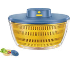 Large Electric Salad Spinner, Yellow Multi-Use Lettuce Dryer Easy Clean V1263-JX-5387