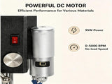 Mini Bench Drill 95W, Max 5000RPM, Adjustable 6mm Chuck, 100mm Spindle Travel, Stable Metal Base V1107-CS-YNKZ21