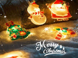 10M 80-LED Christmas Fairy String Lights Santa/Snowman/Wreath Battery-Powered Warm White Decor for V1107-CHRISTMAS FAIRY STRING LIGHTS2