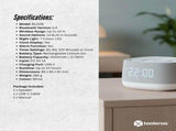 Tooleroo White Noise Machine Speaker - Bluetooth Night Light Sleep Sound V238-SUPDZ-42543690448976