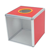 Red Aluminum Raffle Ticket Box for Games and Safe to Use V1369-AZ3-W-10533