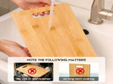 6 Pcs Bamboo Cheese Cutting & Serving Board Set Moso Bamboo, Reversible, BPA-Free V1181-KC0010X2