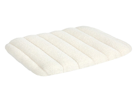 Pawz M Size Orthopedic Dog Bed with Sherpa Plush Removable Cover in White PT1275-M-WH_NZ