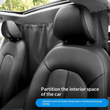 5Pcs Car Window Shades, 4 Pcs Car Side Window Sun Shades & 1 Rear Seat Divider Curtain UV Protection V1192-AZ-W-3112