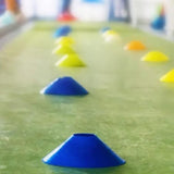 50Pcs Soccer Cones with Storage Bags and Brackets Sports Training Marker Discs V1308-DSZKI-257