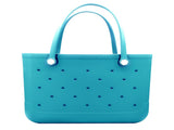 Waterproof Hexagon Mesh Beach Bag Large Capacity Travel Storage Tote for Swimwear Towel Sunglasses V1258-BAG-HS04-L-LKB