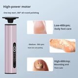 Rose Gold Professional 2-in-1 Electric Foot Callus Remover and Manicure Kit - 9 Speeds Rechargeable V888-ELOSUNG18455