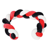 Baby Braided Crib Bumper Long Baby Nursery Cushion Knot Soft Snake Pillow V1294-YM0901-JY25517-02