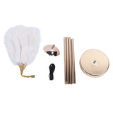 Ostrich Plume Floor Lamp Iron Art 61 Inch LED USB Stepless Dimmable Modern Decorative Standing Lamp V1294-YM0901-3119240098411