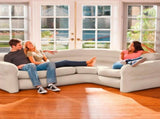 Intex Corner Sofa Inflatable Couch - L-Shaped Corner Sofa 68575NP
