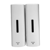 Shower Soap Dispenser 350ml 2 Chamber Leakproof Wall Mount Manual Shampoo and Conditioner Dispenser V1294-YM0901-3112250034411