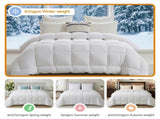 Giselle Bedding Wool Quilt 800GSM Extra Thick King Winter Doona Baffle Box Construction 100% Wool QUILT-WOOL-800-K