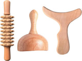 3-in-1 Wood Therapy Massage Tool Kit for Maderoterapia and Lymphatic Drainage V1188-MS-710-161