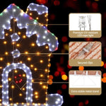 330 LED Christmas Lights Gingerbread Motif Fairy Light Decoration Jingle Jollys XMAS-MOT-D-GINGER-HOUSE