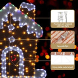 330 LED Christmas Lights Gingerbread Motif Fairy Light Decoration Jingle Jollys XMAS-MOT-D-GINGER-HOUSE