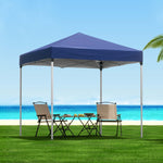 Instahut Gazebo 2x2m Outdoor Patio Garden Marquee Shade Blue GAZEBO-T-2X2-F-EC-BU