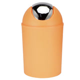 Mini Flip Lid Home Living Room Bedroom Desktop Bedside Plastic Trash Can Garbage BinOrange V1294-YM0901-3117200123612