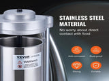 Manual Sausage Stuffer, 2 L / 5 LBS Vertical Sausage Machine with G-type Clamp, Food-Grade 304 V952-SDLSBXGGCJ2LHRF1AV0