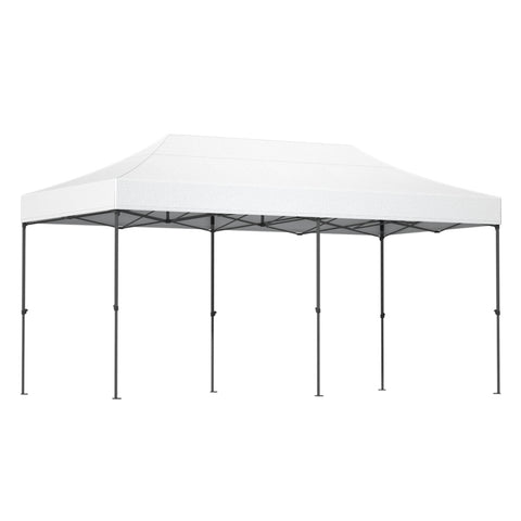 Instahut Gazebo Pop Up Marquee 3x6 Folding 500D Wedding Tent Base Pod White GAZEBO-T-3X6-F-WH-BASE