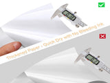 Printable Sticker Paper for Inkjet Printers, 50s A4 Matte Sticker Paper for Printers, Full V1237-ZY-203-3043