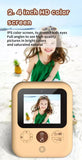 Kids Instant Print Camera with 16GB SD Card & 3 Paper Rolls - Retro Thermal Digital Camera & Video V888-ELOSUNG41851