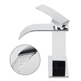 3/8 Standard Wide Spout Single Hole Brass Waterfall Hot and Cold Water Faucet Basin Water Tap V1294-YM0901-3112200089611