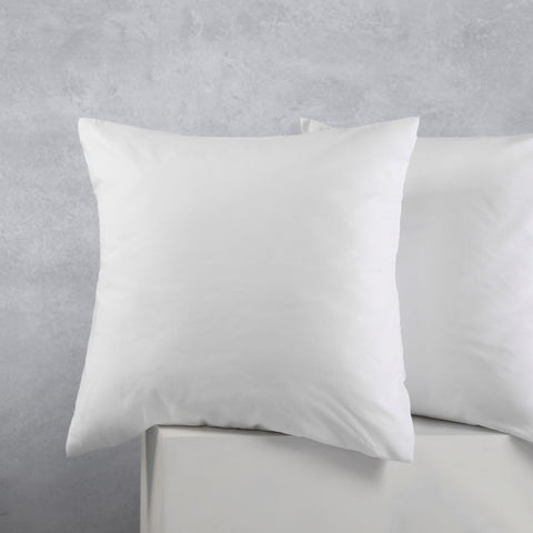 Accessorize Pair of Cotton Polyester European Pillowcases White V442-HIN-PILLOWC-COTTONPOLYESTER-WHITE-EU