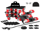 Furniture Dolly Heavy Duty Furniture Mover with 5 Wheels 1575 kg Capacity V952-JXYDHBJYWXL5M3M7FV0