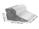 Wedge Pillow for Sleeping, 4 Pcs Adjustable Orthopedic Bed Wedge Set, Support Leg Neck Shoulder, V952-XXZKDJXXZ4JTN08JX001V0