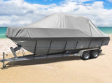Seamanship Boat Cover 19-21ft Trailerable Jumbo Marine Grade Heavy Duty Grey TJBC-1921-GR