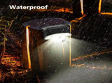 16 Pack Solar Patio Lights Waterproof LED Deck Lights for Patio Stairs Garden Pathway, Black Shell V1237-ZY-528-285