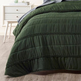 Bianca Vienna Green Textured Bedspread Set King V442-BCA-BEDSPREAD-VIENNA-GREEN-KI