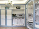 Collapsible Storage Boxes, Washable Fabric Storage Bins with Lids, Miscellaneous storage box V1366-AZ2-W-07603