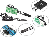 50pcs Adjustable Cable Clamps 3M Adhesive Cable Organizer Wire Holder Set V1263-JX-4228
