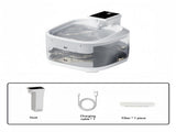 White 4.5L Rechargeable Pet Water Fountain for Cats & Dogs - Automatic Circulating Water Dispenser V888-ELOSUNG13383