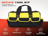 Multifunctional Tool Bag, Made of Premium Oxford Fabric, Practical Handle and Strap, Nonslip Bottom, V1369-AZ3-W-12067