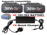 2x 7.0Ah 18V-36VF Li-ion Battery Makita Battery LXT BL1850 BL1860B BL1830 BL1815 V201-CUT0020BL8AU