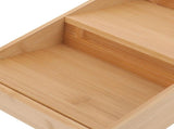 Light Yellow Bamboo Seasoning Organizer 3 Tier for Home Kitchen V1369-AZ3-W-20743