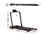 Everfit Treadmill Electric Walking Pad with Incline Foldable for Home Gym Black TMILL-400H-INC-BK