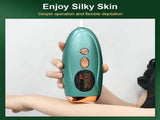 Pink Permanent IPL Hair Removal for Women & Men Advanced Ice Cooling Tech for Painless Treatment V1268-MZ000154