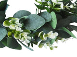 Artificial Green Wreath Wall Hanging Wreath Spring Door Decoration for Indoor Outdoor V1294-YM0718-10152851