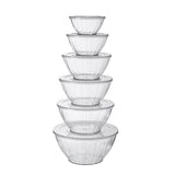 Mixing Bowls with Lids Set of 5, Borosilicate Baking Bowls for Cooking Meal Prep and Food Storage, V1369-AZ3-W-21579