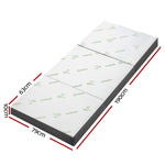 Giselle Bedding Foldable Mattress Folding Foam Single Bamboo FOAM-MFM-TRIO-BAM-BK