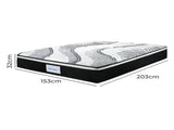 Dreamz 7 Zone Pocket Spring Mattress Medium Firm Queen MS1028-Q-AU
